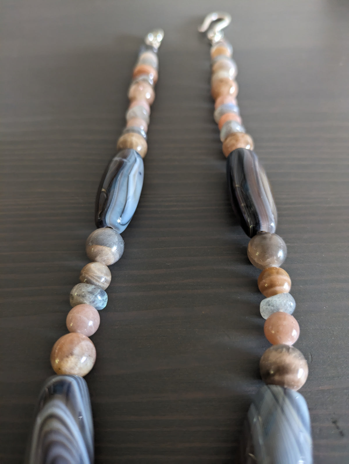 SUNSTONE x LABRADORITE x BANDED AGATE