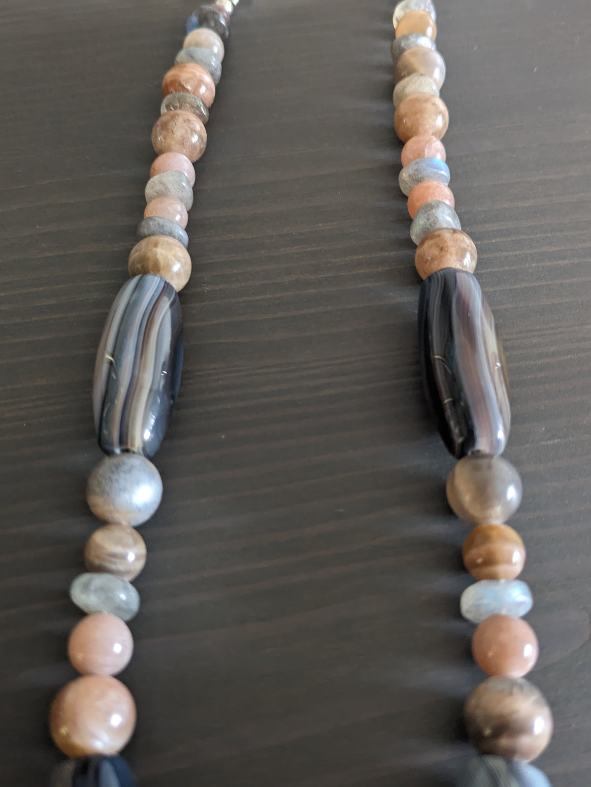 SUNSTONE x LABRADORITE x BANDED AGATE